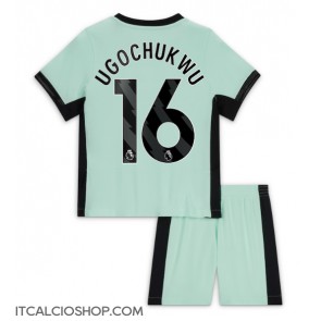 Chelsea Lesley Ugochukwu #16 Terza Maglia Bambino 2023-24 Manica Corta (+ Pantaloni corti)
